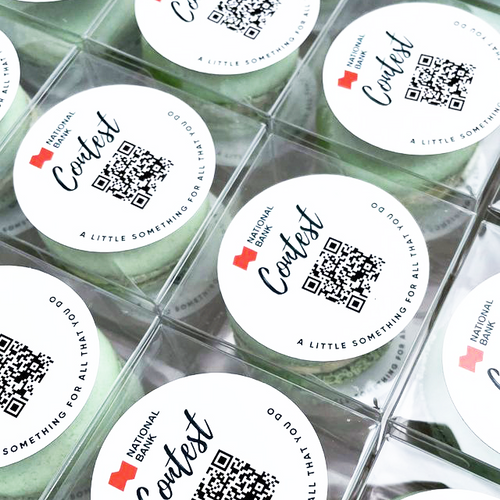 French Macarons With Custom Label: Fancy, Fresh & Flavorful - Prepackaged Snack