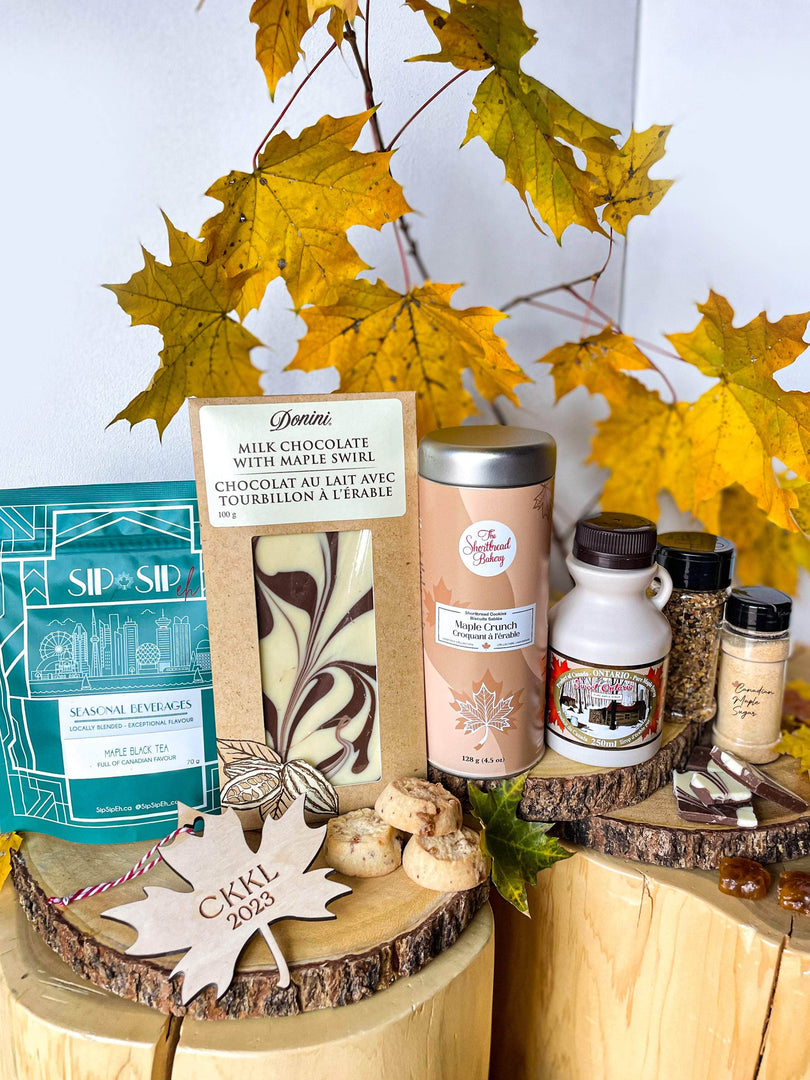 <span id="preTitle">Best of Canada</span> <span id="titleName">You Had Me At Maple</span> </span><span id="postTitle">Holiday Treat Box<sup>*</sup></span> <span id="extraTitle">Exclusive Limited-Time Offer</span>