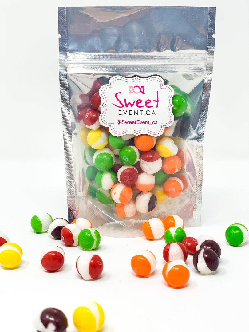 Freeze Dried Skittles With DIY Personalized Sticker</span> Rainbow Personalized Product Featured