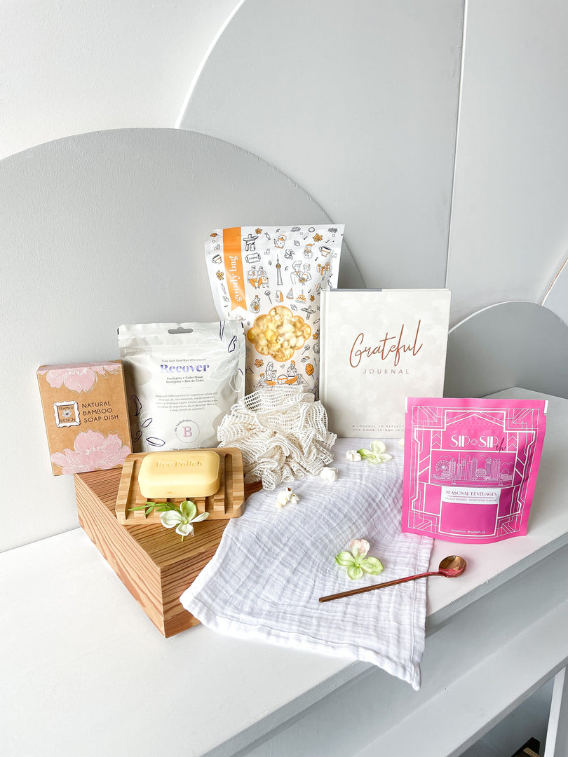 "Soak & Sip" Spa Box Standard Product Featured